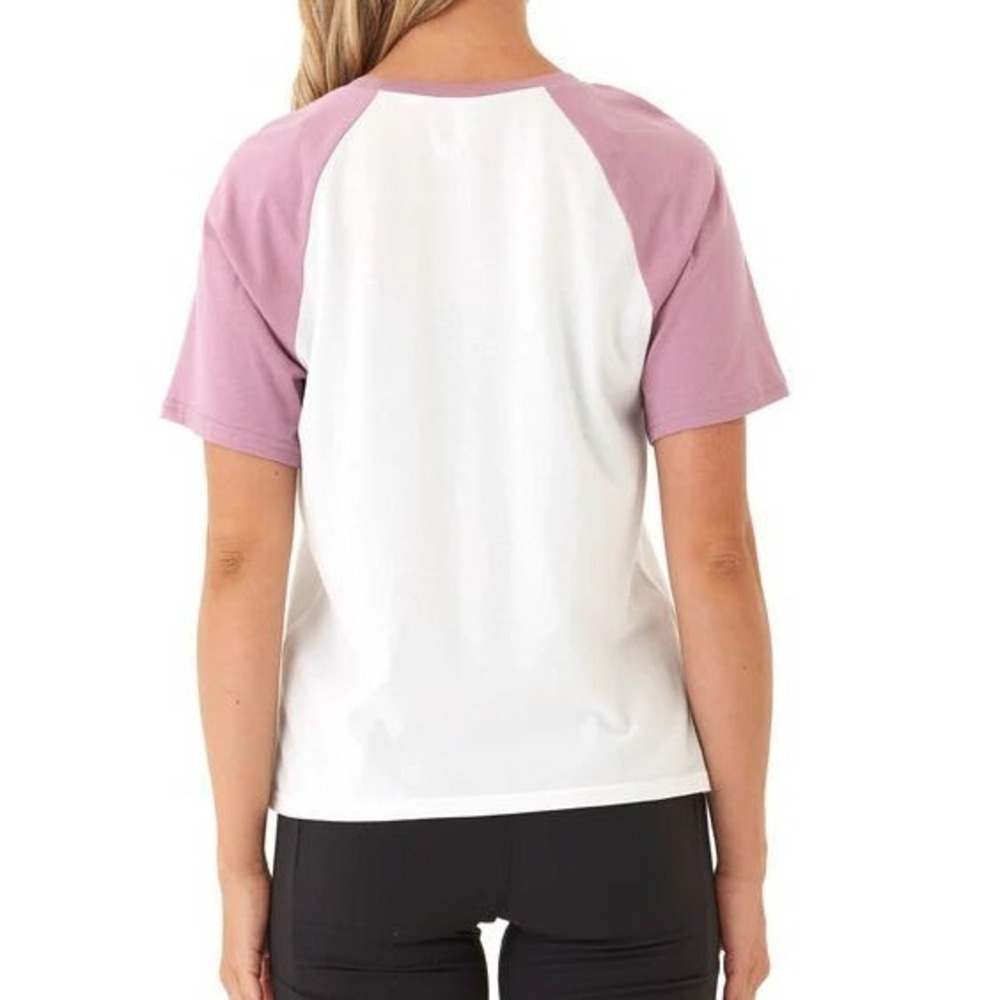 Stitch Fix Threads 4 Thought Amanda Comfort Jersey Raglan Tee - Pink/White - S - Picture 3 of 5